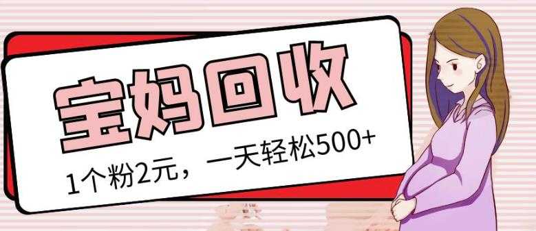 最新小红书母婴号宝妈粉回收项目，1个粉2元，一天轻松500+案例分享【粉丝包回收】财创网络学堂-引流教程-网赚教程-副业教程-引流技术-副业-网络赚钱项目课程网