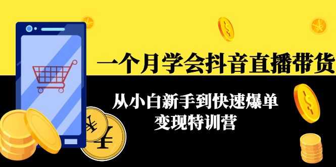 图片[1]财创网络学堂-引流教程-网赚教程-副业教程-引流技术-副业-网络赚钱项目一个月学会抖音直播带货：从小白新手到快速爆单变现特训营(63节课)财创网络学堂-引流教程-网赚教程-副业教程-引流技术-副业-网络赚钱项目课程网