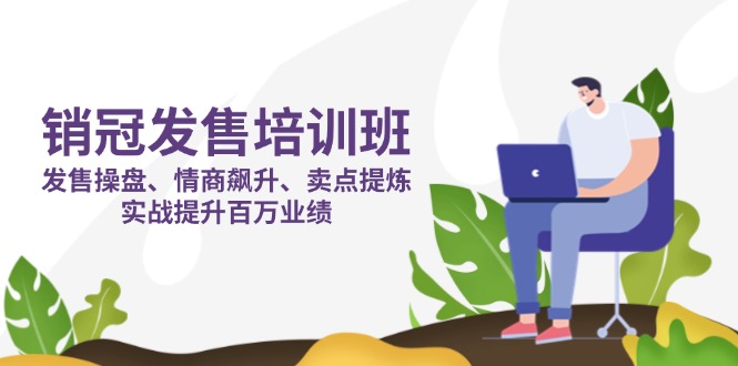 销冠 发售培训班：发售 操盘+情商 飙升+卖点 提炼，实战提升百万业绩财创网络学堂-引流教程-网赚教程-副业教程-引流技术-副业-网络赚钱项目课程网