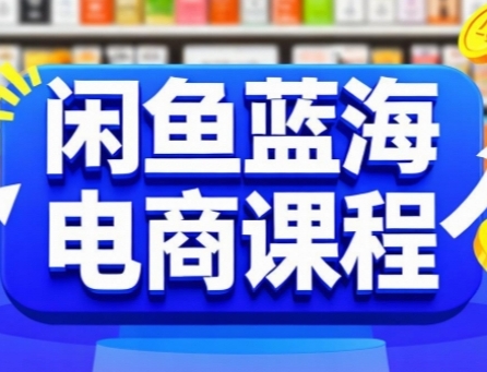 闲鱼蓝海电商课程，手把手助你快速上手，轻松实现闲鱼稳定盈利财创网络学堂-引流教程-网赚教程-副业教程-引流技术-副业-网络赚钱项目课程网