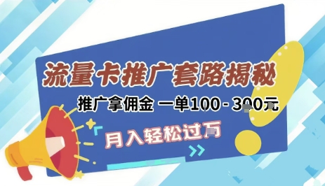 2025年外面卖1500的流量卡项目最新玩法，绿色无门槛对新手非常友好，日入3张+财创网络学堂-引流教程-网赚教程-副业教程-引流技术-副业-网络赚钱项目课程网