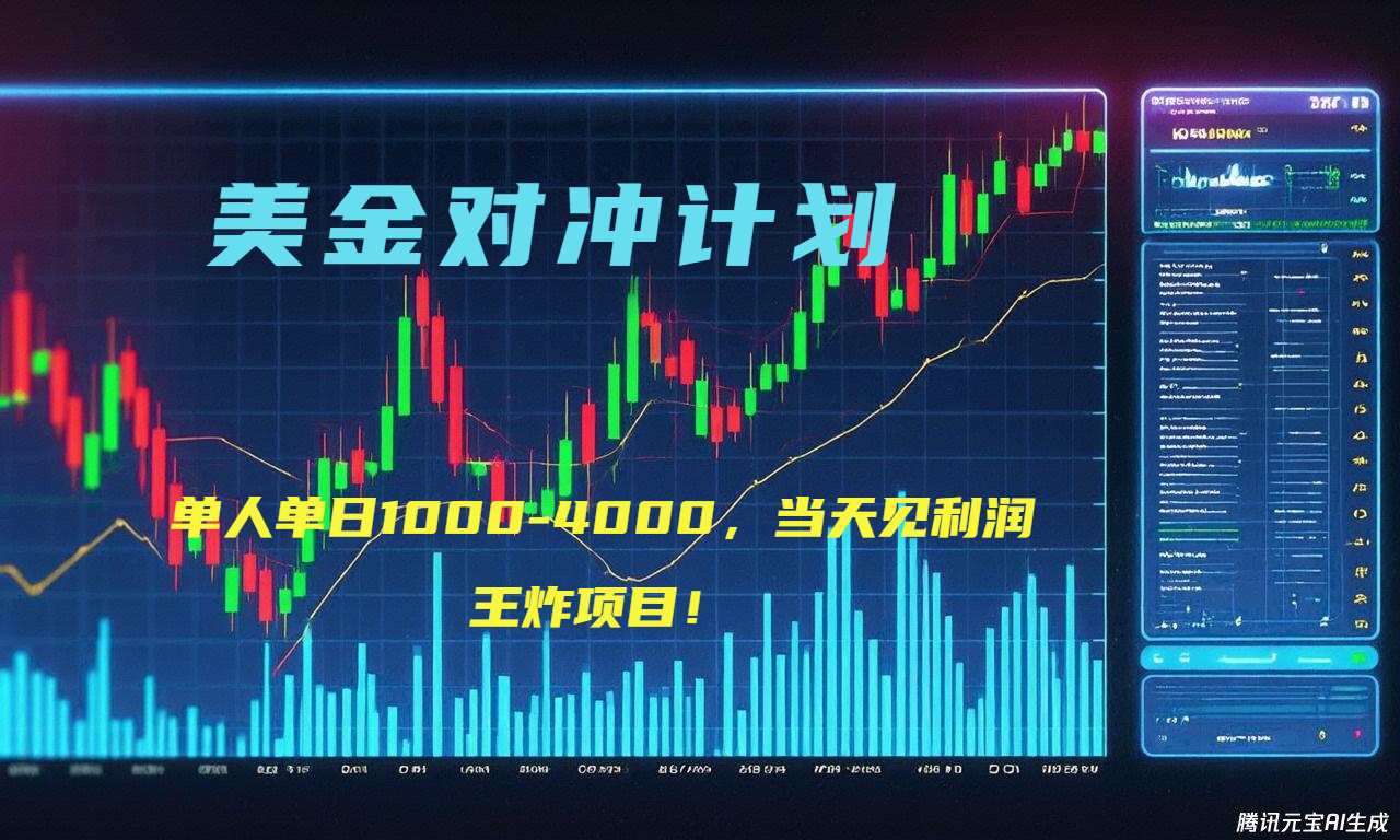 2025年最暴力项目“美金先登计划”最新最强对冲战法，每日实际收益1K-4K财创网络学堂-引流教程-网赚教程-副业教程-引流技术-副业-网络赚钱项目课程网